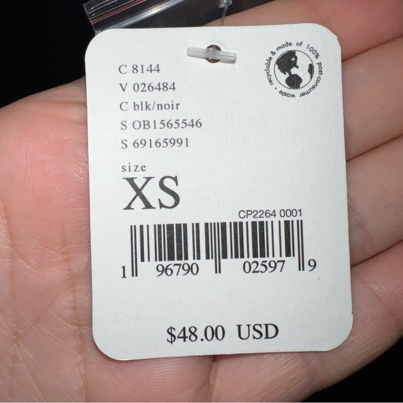 Free People Black Cropped Shirt Women's Size XS - Picture 6 of 6